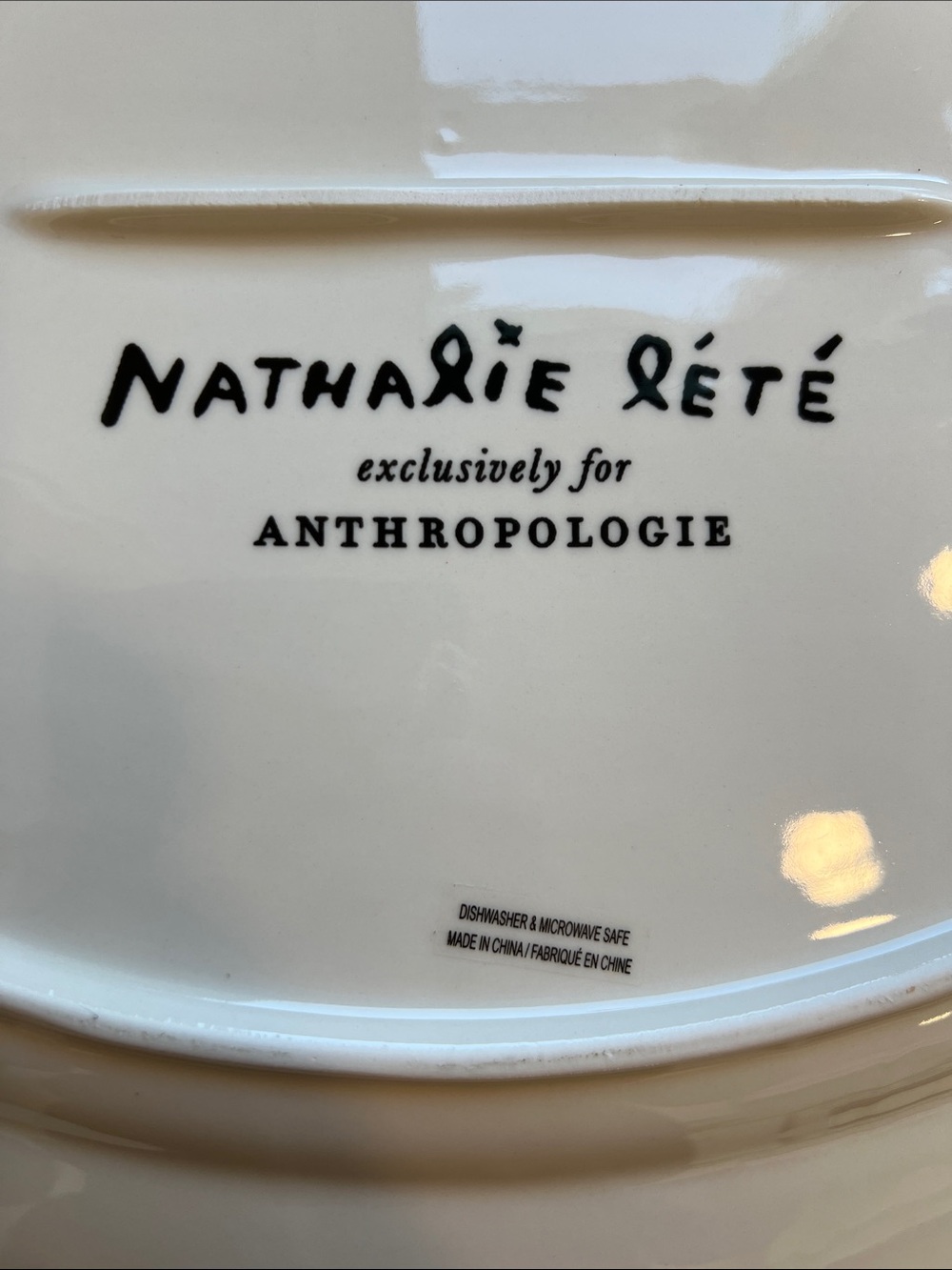 Nathalie Lete’ Woodland Botanical & Bird Serving Platter - Picture 2 of 6